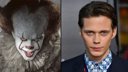 Bill Skarsgard's portrayal of Pennywise in IT.